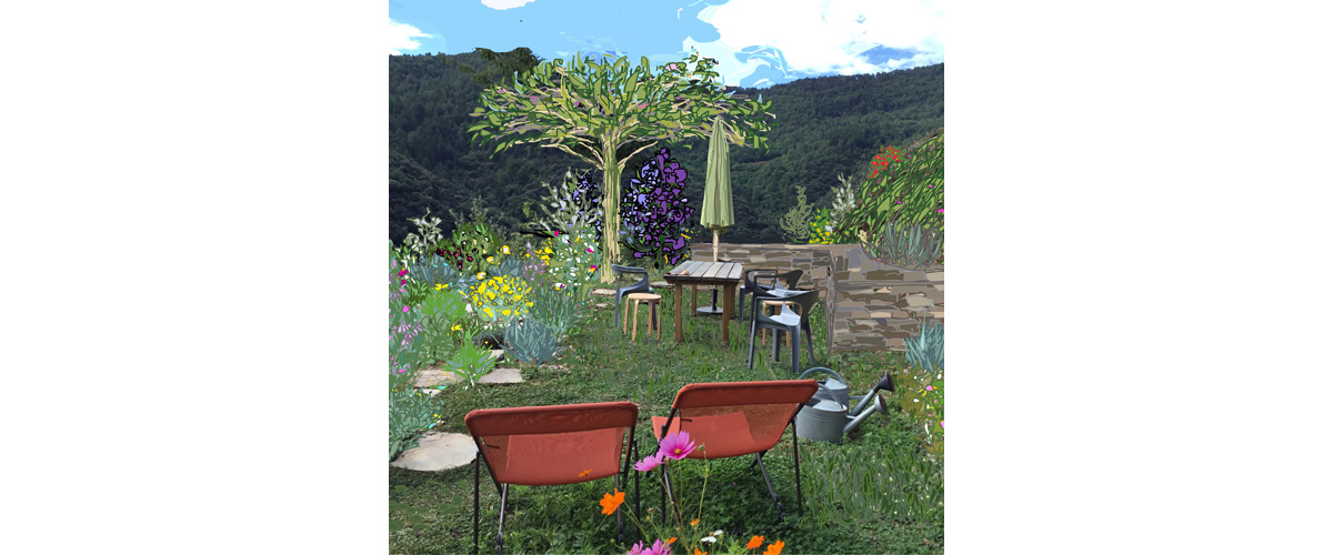 jardin en Cévennes ardéchoise